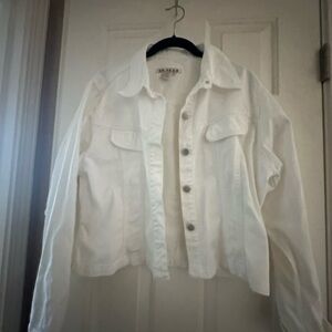 Ami White Denim Jacket